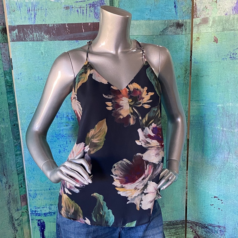 Lavender Brown Floral Camisole